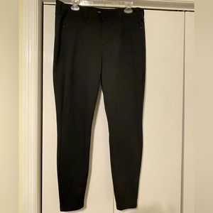 Liverpool Plaid Checkered 16/33 Pants, Black and Gray, Skinny Pants
